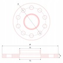 Dystansе przelotowe OPEL GT convertible Meriva Omega Signum 20mm 5x110 65.1