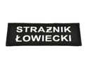 LOVECKÁ STRÁŽ – nášivka na suchý zips 13x5cm výšivka Kód výrobcu Strażnik Łowiecki