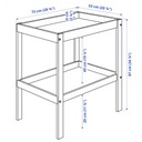 Пеленальный столик Комод для кормления, пеленальный столик, бук 72x53