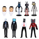 SKIBIDI ТУАЛЕТНЫЙ МУЖЧИНА ФИГУРКИ 9шт ТИТАН ТВ ЧЕЛОВЕК КАМЕРИКА ТУАЛЕТНАЯ ФИГУРКА