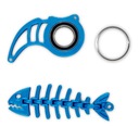 Брелок KEYRAMBIT KEYSPINNER керамбитовый спиннер СИНЯЯ РЫБА