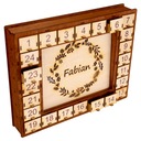 АДВЕНТ-КАЛЕНДАРЬ деревянные гирлянды праздник НАЗВАНИЕ