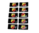 ZESTAW NAKLEJEK OZDOBNYCH STYLIZACJA ABARTH 10x