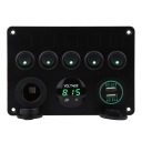 ПАНЕЛЬ ПЕРЕКЛЮЧАТЕЛІ 12-24V USB ПЕРЕКЛЮЧАТЕЛІ ВИМИКАЧ  (18491718271) фото min 10