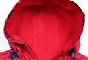 Červená jarná bunda REBEL 18-24m 92 cm Hrdina žiadny