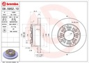 DISCOS ZAPATAS PARTE TRASERA BREMBO IVECO DAILY 3 CAJA 