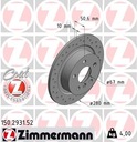 DISCOS ZAPATAS ZIMMERMANN SPORT PARTE TRASERA BMW 2 F44 280MM 