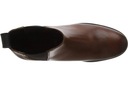 Členkové čižmy TOMMY JEANS kožené topánky jesenné dýky hnedé veľ. 37 Dĺžka vložky 24 cm