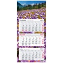 Календарь из трех частей - 2024 - 12 дизайнов