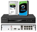 Hikvision 8-канальный PoE IP-РЕГИСТРАТОР для IP-камер + 2 ТБ