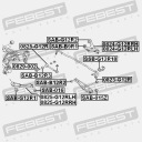 BRAS DE SUSPENSION SUSPENSIONS [FEBEST]photo 14