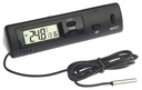 Электронный автомобильный термометр с ЖК-дисплеем IN OUT Смотреть дату
