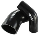 MDC SILICONE ELBOW 45mm 45s черный турбо впуск