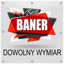 Baner Reklamowy, Banery Reklamowe 1m2 Oczkowanie co 50 cm