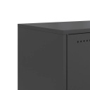 VIDAXL CASIER SOUS TELEWIZOR, NOIRE 100,5X39X60,5 CM, ACIERphoto 10