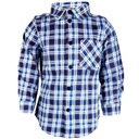 Белая клетчатая рубашка 104