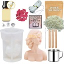 НАБОР СИЛИКОНОВОЙ ФОРМЫ ДЛЯ СВЕЧЕЙ DIY СОЕВОГО ВОСКА