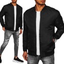 Черная мужская куртка BOMBER JACKET tx4423 - M