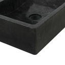 vidaXL Kúpeľňová skrinka s mramorovým čiernym umývadlom, teakové drevo Ďalšie informácie s umývadlom