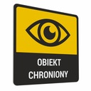 Наклейка Мониторинг - Охраняемый объект 10х10