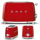 ТОСТЕР Smeg TSF01RDEU, 2 ломтика, красный, 950 Вт, ретро, ​​RED TOADER