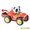 Auto Quad s otváracím kufrom Klorofil Panda zvieratka Materiál plast