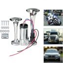 12V КЛАКСОН АВТО 600DB, СУПЕР ГРОМКИЙ ДВОЙНОЙ KLAKSON, ZE КОМПРЕССОР, НАСОС  фото 9