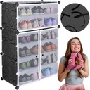 МОДУЛЬНЫЙ ШКАФ ДЛЯ ОБУВИ ОРГАНИЗАТОР ДЛЯ ОБУВИ ПОДСТАВКА ПОЛКА ГАРДЕРОБ КОРОБКИ