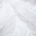 Теплый белый хлопковый халат 2XL, унисекс