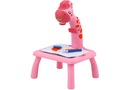 Projektor so stoličkou na kreslenie žirafy ružovej Značka LEANToys