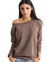 БЛУЗКА ЖЕНСКАЯ коричневая, цвета хлопка