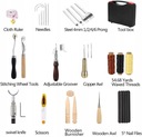 Набор инструментов для рукоделия из кожи, 48 шт.