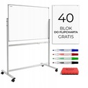 Флипчарт Двусторонняя магнитная доска 120х120.