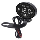 МОТОЦИКЛ LED (СВІТЛОДІОД) VOLTMETER ЦИФРОВИЙ 9–24V СМАРТ ВОДОСТІЙКИЙ 5K  фото 5