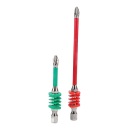 2 SZT. SPREZYNOWE НАКІНЕЧНИКИ WKRETAKOWE 1/4 ДЮЙМА КРІПЛЕННЯ SZESCIOKATNY 3V  (18484284813) фото min 10