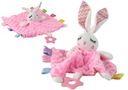 Мягкая игрушка-одеяло с кроликом, ванночка-прорезыватель, погремушка