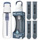 Джинсовая бутылочка Dafi SOLID, СЕРАЯ + 4 фильтра