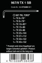 НАБОР ГАЕЧНЫХ КЛЮЧЕЙ BLACKLASER TORX