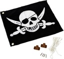 Пиратский флаг с подъемной системой для детской площадки, КБТ