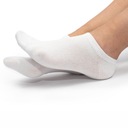 Ponožky pätky, krátke Captain Mike, biele 35-38 Povrch iné