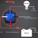 КОМПЛЕКТ – 2 ШТ WODOODPORNYCH ПЕРЕКЛЮЧАТЕЛИ PRZEKAZNIKOWYCH 40/30 A 12 AWG  фото 6