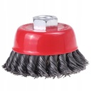 ПРОВОЛОЧНАЯ ЩЕТКА 75 мм M14, СКРУЧЕННАЯ СТАЛЬНАЯ ПРОВОЛОКА