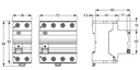 Дифференциальный выключатель R-P IDK 2P 40A 30mA тип AC A9Z05240 SCHNEIDER ELECTRIC