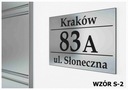 Табличка АДРЕСНАЯ ДОСКА АЛЮМИНИЕВАЯ НОМЕР ДОМА 20х30.