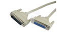Удлинительный кабель LPT 1:1 Тип DSUB25/DSUB25, M/Ż бежевый, 3 м AK-610201