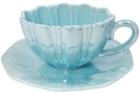 Чашка и блюдце из жемчужной ракушки 240 мл 3341