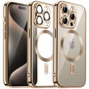 ЧЕХОЛ MAG SAFE ДЛЯ IPHONE 15 PRO GLAMOUR LUXURY ТОНКИЙ КОЛЬЦО