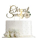 ТОППЕР КРЕЩЕНИЕ ЦВЕТОК украшение торта