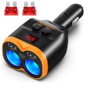 РОЗПОДІЛЮВАЧ ПРИКУРЮВАЧА 12-24V ЗАРЯДНИЙ ПРИСТРІЙ QC 150W  (18645574041) фото min 9