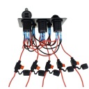 12-24V 5 GANG PANEL SWITCHES FOR SAMOCHODY, MOTOCYKLE, KAMPERY  photo 12